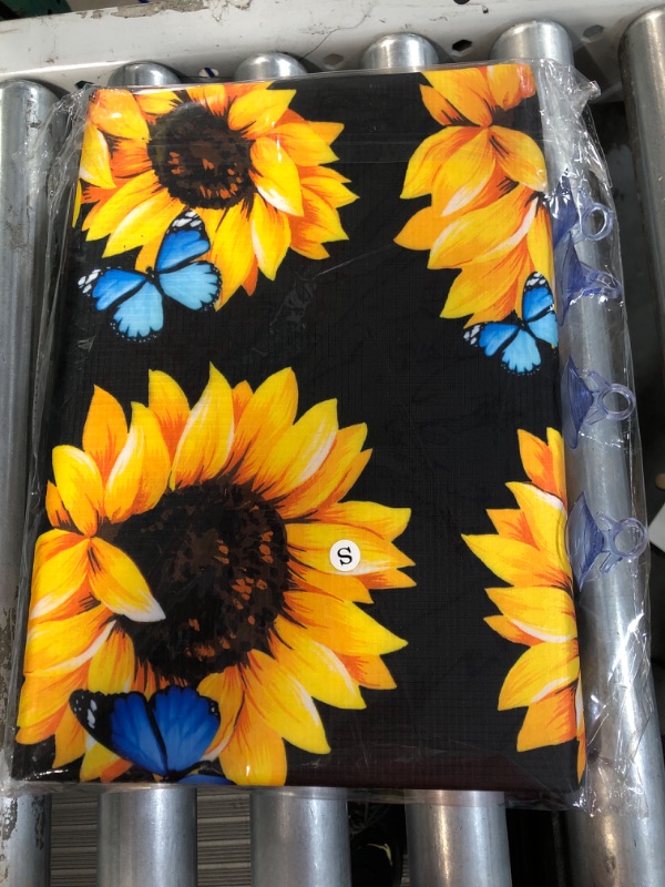 Photo 2 of Sunflower and Purple Butterfly Car Windshield 