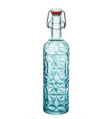 Photo 1 of 2pk - Bormioli Rocco Oriente Bottle - Cool Blue 1L