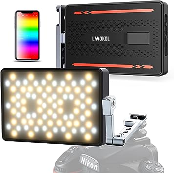 Photo 1 of 2pk - Lavokol LED RGB Video Light for Photography