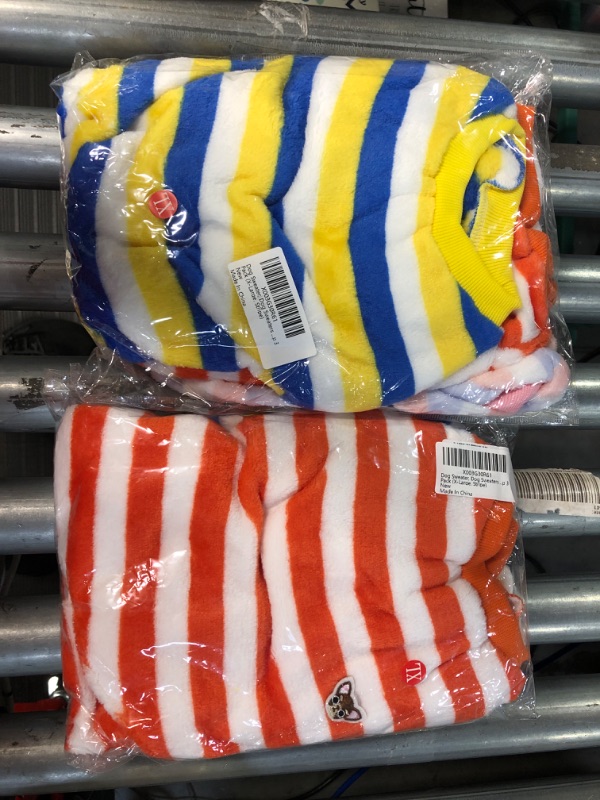 Photo 1 of **NON REFUNDABLE** Striped Dog Sweater - 2 sets of 3 - XL