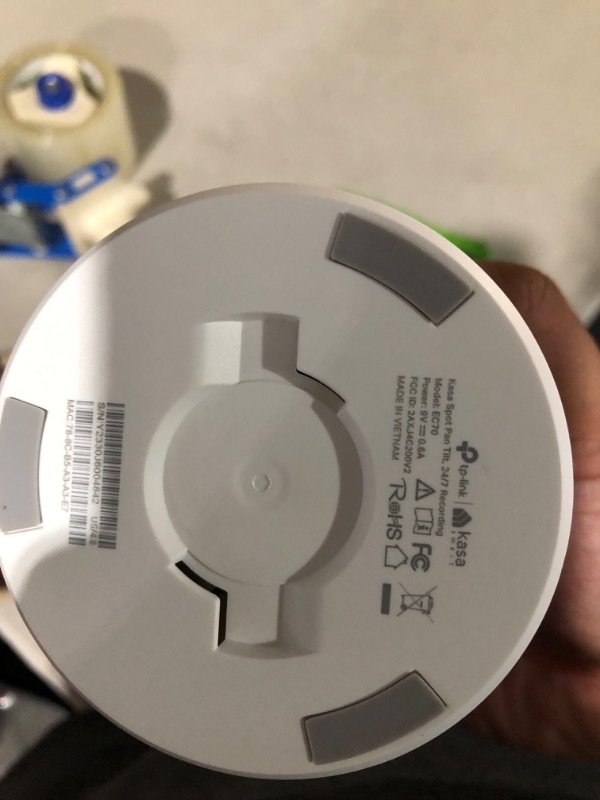 Photo 3 of *USED* PART ONLY* Kasa Indoor Pan/Tilt Smart Security Camera, 