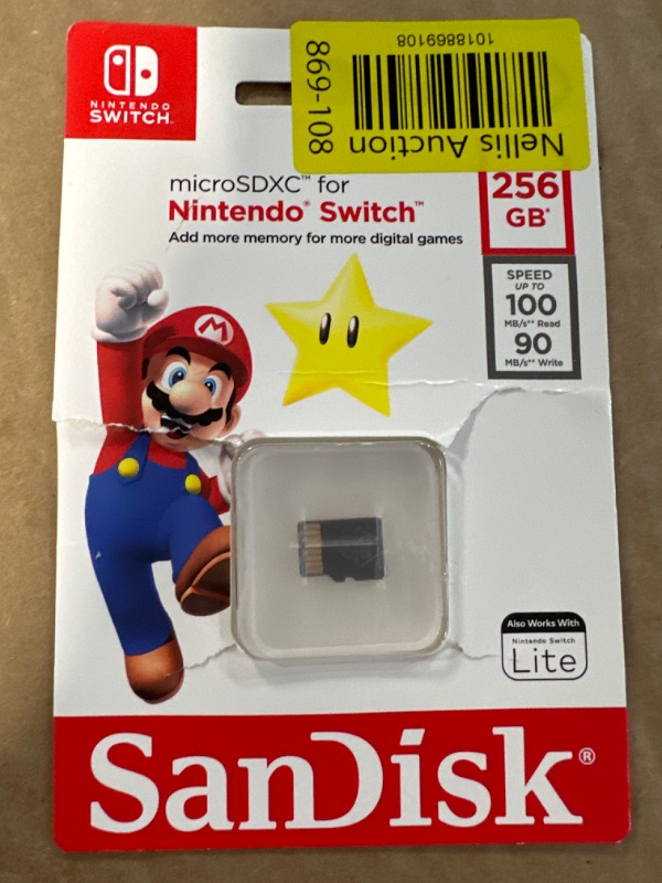 Photo 2 of SanDisk 256GB microSDXC UHS-I for Nintendo Switch, Speed Up to 100MB/s