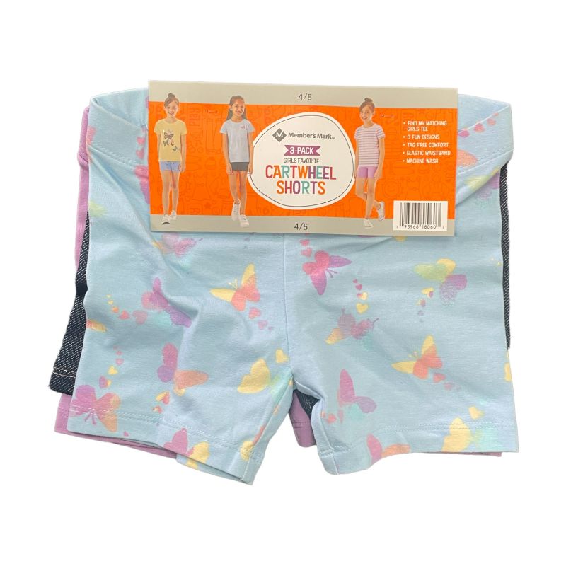 Photo 1 of Member's Mark Girl's 3-Pack Favorite Cartwheel Shorts
3T pack of 2