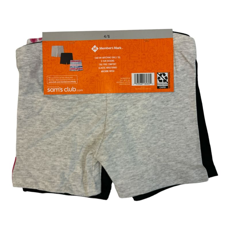 Photo 2 of Member's Mark Girl's 3-Pack Favorite Cartwheel Shorts 
7/8 pack of 3