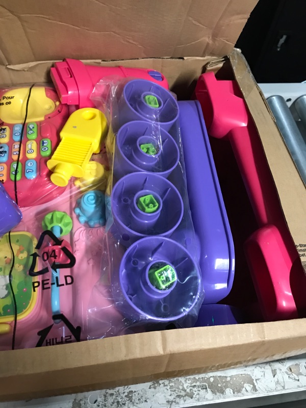 Photo 3 of *Missing Parts* VTech Sit-To-Stand Ultimate Alphabet Train (Frustration Free Packaging), Pink Train Pink Frustration-Free Packaging