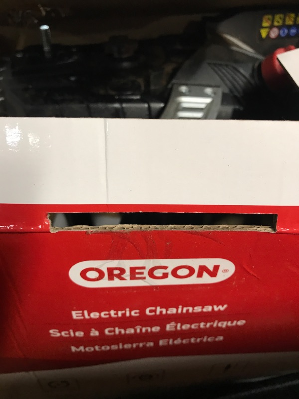 Photo 4 of * USED * 
Oregon CS1400 15 Amp Electric Chainsaw, Powerful Corded Electric Saw with 16-Inch Guide Bar & ControlCut Saw Chain, Quiet & Low Kickback