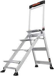 Photo 1 of **FOOT/SUPPORT BROKEN** Little Giant Ladders, Jumbo Step, 4-Step, 3 foot