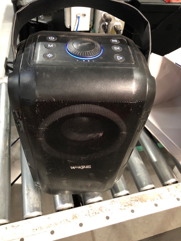 Photo 2 of * USED * 
W-KING 80W Bluetooth Speakers Loud, Super Rich Bass, Huge 105dB Sound Powerful Portable Wireless Outdoor Bluetooth Speaker, Mixed Color Lights, 24H Playtime, AUX, USB Playback, TF Card, Non-Waterproof