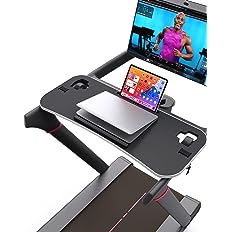 Photo 1 of New Tread Laptop Tray, Treadmill Desk Tray, Upgrade 36" Treadmill Tray Compatible with The NEW Peloton Tread, Ergonomic Tread Tray for Laptop