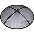 Photo 1 of  Heavy-Duty Steel Mesh Fire Pit Spark Screen with Handle - 22-Inch Diameter