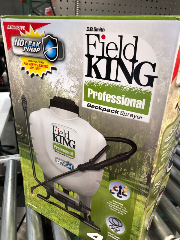 Photo 2 of Field King 190328 Backpack Sprayer, 4 Gallon,