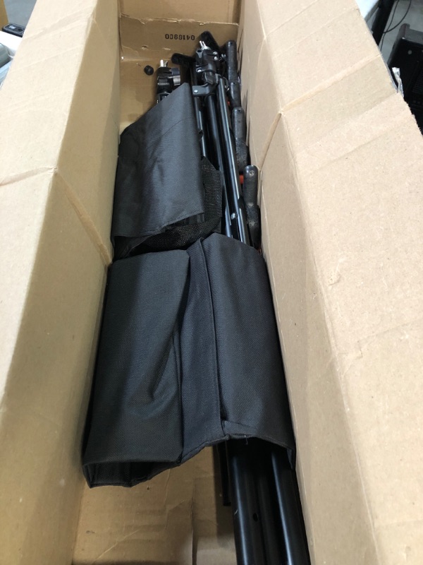Photo 1 of * USED * 
HPUSN Backdrop Stand - 10ft x 7ft Adjustable Photoshoot Backdrop - Photo Backdrop Stand for Parties - Backdrop Includes Travel Bag, Sand Bags, Clamps - Photo Video Studio BS01