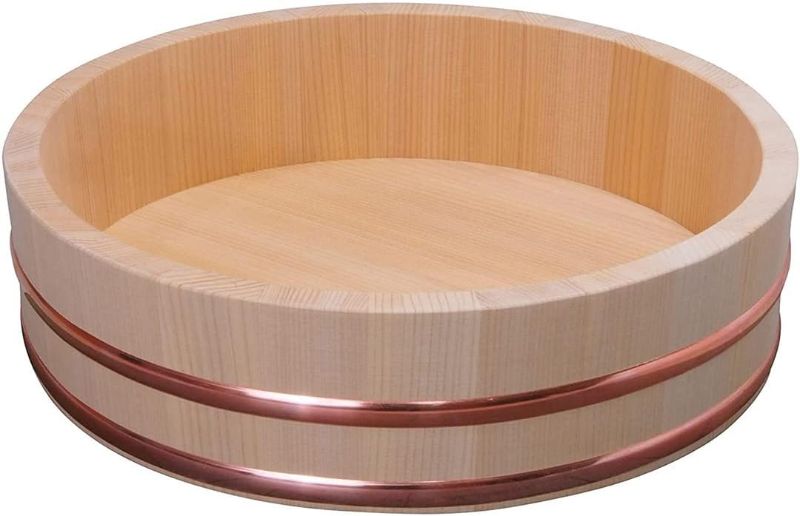 Photo 1 of ***SEE NOTES***
Wooden Rice Mixing Tub, 25 Inch Diameter, 6.5 Inch Depth