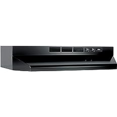 Photo 1 of * USED * 
Broan-NuTone 413023 Ductless Range Hood Insert with Light, Exhaust Fan for Under Cabinet, 30-Inch, Black