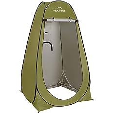 Photo 1 of * USED * 
Your Choice Privacy Tent - Pop Up Shower Changing Toilet Tent Portable Camping Privacy Shelters Room 6.2 FT Tall with Carrying Bag for Outdoors Indoors