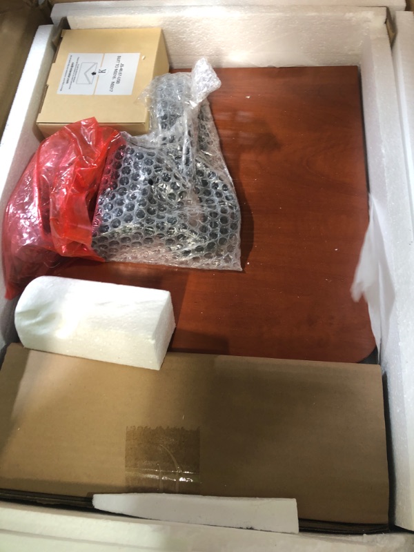 Photo 1 of (BROWN)Rolanstar Nightstand with Charging Station and LED Lights, Mid Century Modern End Table