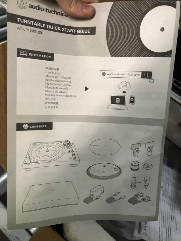 Photo 2 of Audio-Technica AT-LP120XUSB-BK Direct-Drive Turntable (Analog & USB), Fully Manual, Hi-Fi, 3 Speed, Convert Vinyl to Digital, Anti-Skate and Variable Pitch Control Black