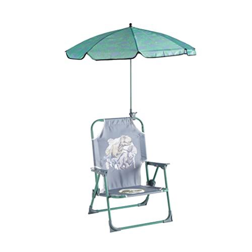 Photo 1 of (Heavily Used) Idea Nuova Kids Outdoor Beach Chair with Umbrella, Jurassic World