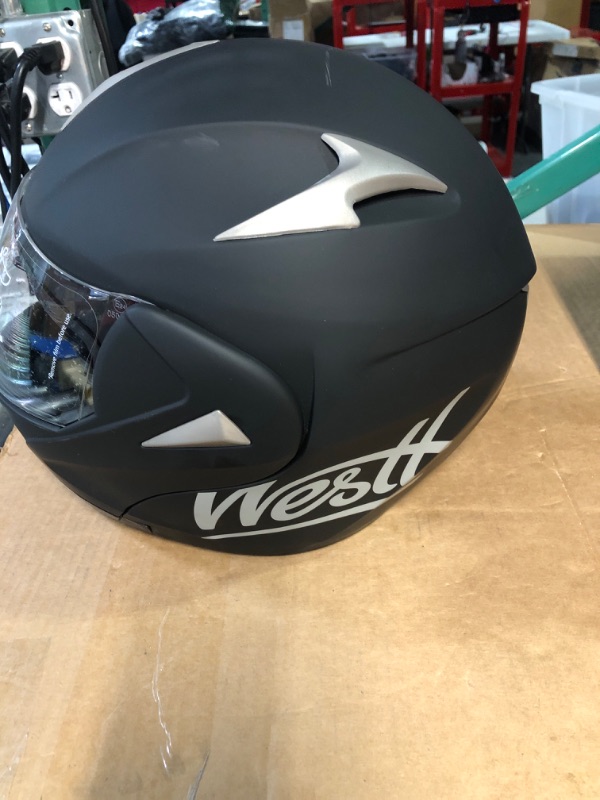 Photo 3 of (USED/SEE NOTES) Westt Dirtbike Helmets for Adults -Medium Black-gold