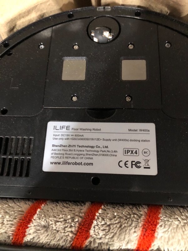 Photo 10 of * USED * 
ILIFE Shinebot W400s Vacuum Mop Robot Cleaner, Wet Mopping, Floor Washing and Scrubbing