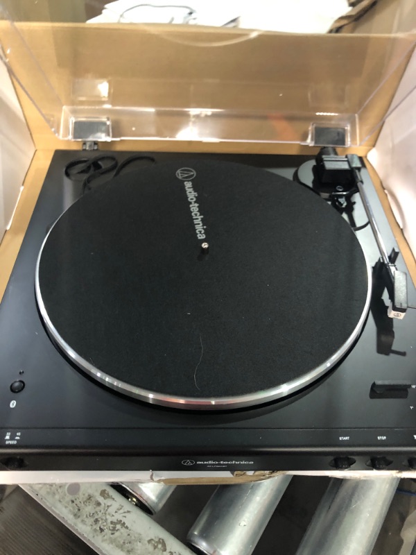 Photo 3 of *USED** Audio-Technica AT-LP60XBT-BK Fully Automatic Bluetooth Belt-Drive Stereo Turntable