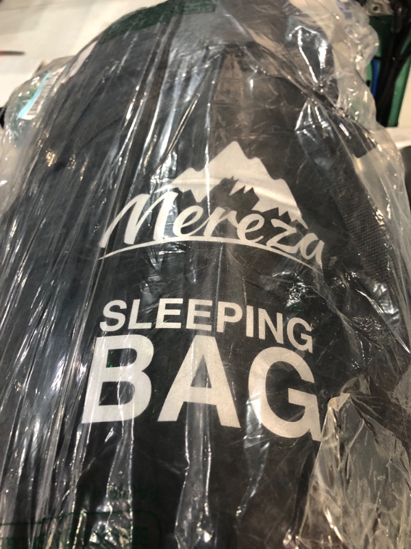 Photo 2 of * USED * 
MEREZA Mummy Sleeping Bag for Adults with Pillow, 4 Season Sleeping Bag for Cold Weather Camping, 20 Degree Mummy Bag Warm Waterproof for Backpacking, Hiking