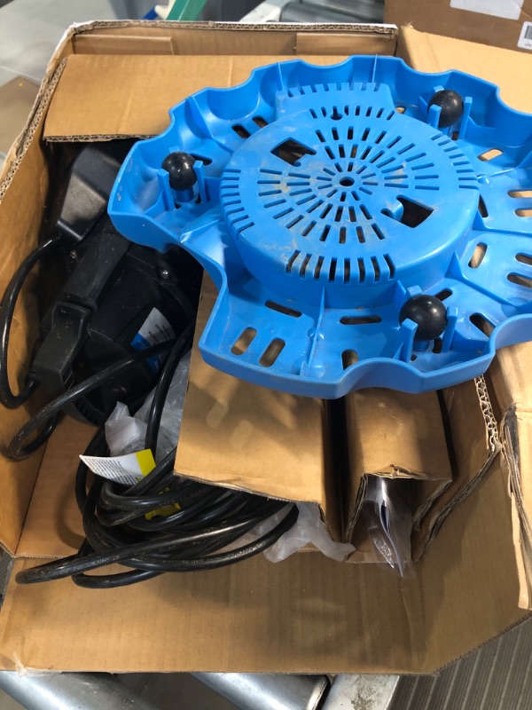 Photo 2 of *USED* 
Acquaer 1/4 HP Automatic Swimming Pool Cover Pump, 115 V Submersible Pump with 3/4” Check Valve Adapter & 25ft Power Cord, 2250 GPH Water Removal for Pool, Hot Tubs, Rooftops, Water Beds and more