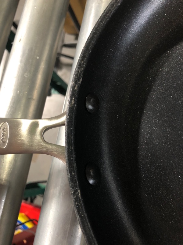 Photo 3 of *USED* 
Good Grips 10 in. Hard-Anodized Aluminum Ceramic Nonstick Frying Pan in Black