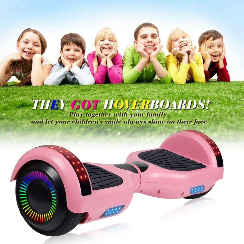 Photo 1 of *PARTS ONLY* *NON FUNCTIONAL*
Hoverboard, 6.5" Self Balancing Scooter Hover Board with Bluetooth Wheels LED Lights for Kids Adults