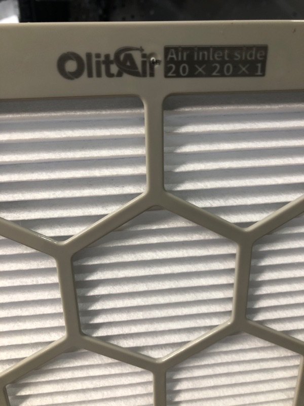 Photo 4 of (used/see notes) OlitAir 20x20x1 MERV 8 Air Filter, (Actual Size: 19 3/4" x 19 3/4" x 3/4") 20x20x1 