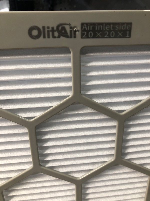Photo 1 of (used/see notes) OlitAir 20x20x1 MERV 8 Air Filter, (Actual Size: 19 3/4" x 19 3/4" x 3/4") 20x20x1 