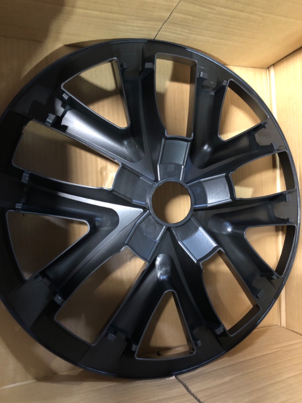 Photo 3 of BEEGROW Tesla Model 3, Matte Black Hubcaps, 2017-2023 (4 piece) 