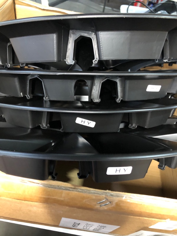 Photo 4 of BEEGROW Tesla Model 3, Matte Black Hubcaps, 2017-2023 (4 piece) 