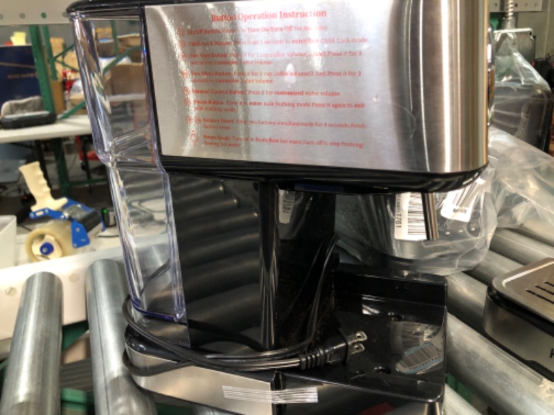 Photo 3 of (used/see notes) kwister coffee maker- cappuccino maker- black