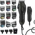 Photo 1 of * USED * 
Wahl USA Pro Series Platinum Corded Clipper & Corded Trimmer for Home Haircutting with Premium Secure Fit Color Coded Guide Combs – Model 79804-100