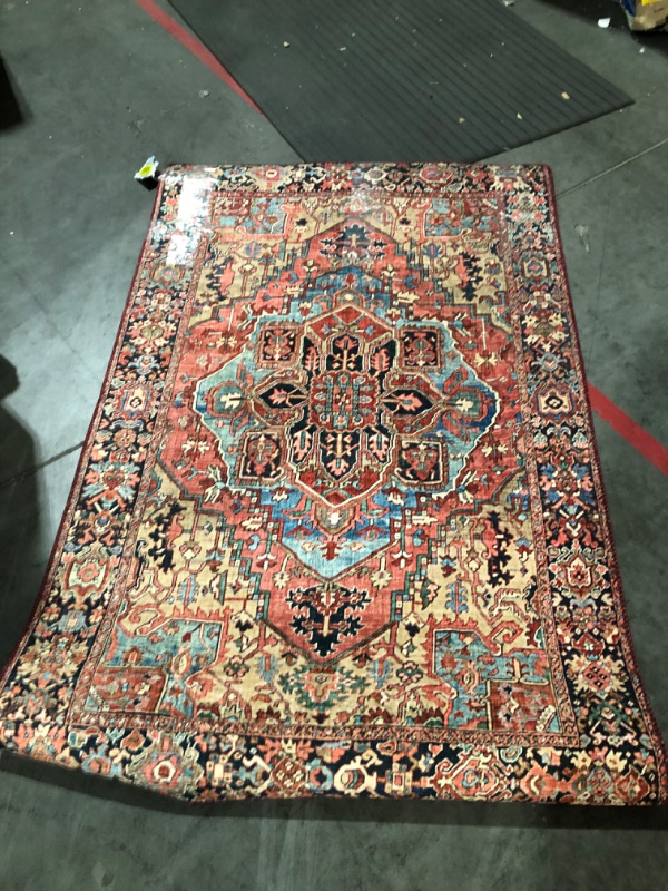 Photo 1 of **USED**  IRIS RUG 3'6" X 5'6"