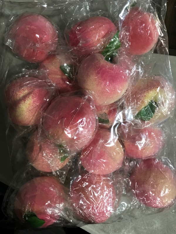 Photo 2 of * item used *
BigOtters 16PCS Artificial Fruit Peach, Fake Peach Artificial 