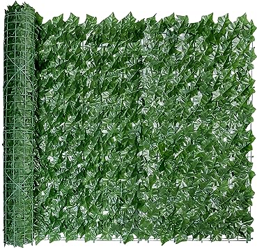 Photo 1 of *USED* Bybeton Artificial Ivy Privacy Fence Screen - 40" X 80" UV-Anti Fake Leaves Vines 