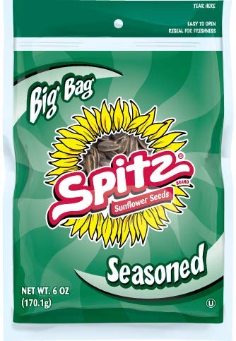 Photo 1 of *expires 09/2023* Spitz Seasoned Sunflower Seeds, 6- Ounce (Pack of 9)

