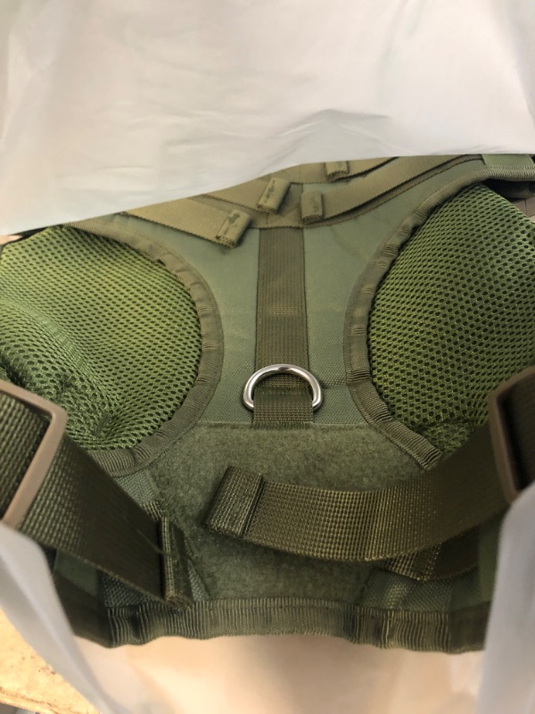 Photo 2 of *COLOR GREEN* Licheers Tactical Dog Harness for Small Medium Large Dogs No Pull, Size LARGE