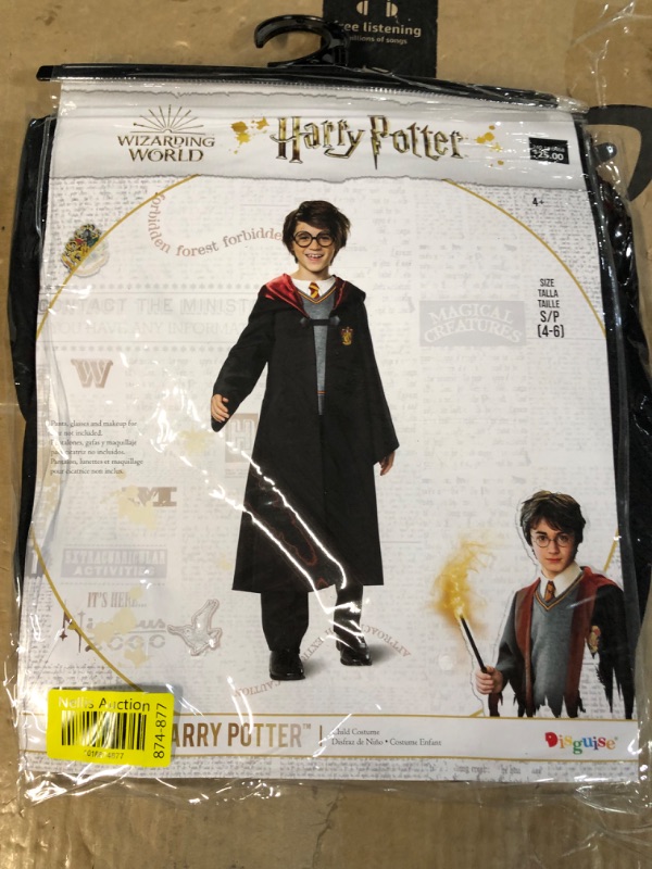 Photo 1 of Harry Potter Costume, Size Small (4-6)