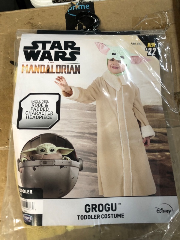 Photo 1 of Disney Star Wars Grogu Costume, Size Toddler 2T-3T