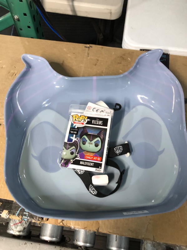 Photo 2 of *SCUFFS/STAINS PRESENT, SEE PICTURES* Kids' Disney Maleficent Funko Pop! Oversized Halloween Costume Mask