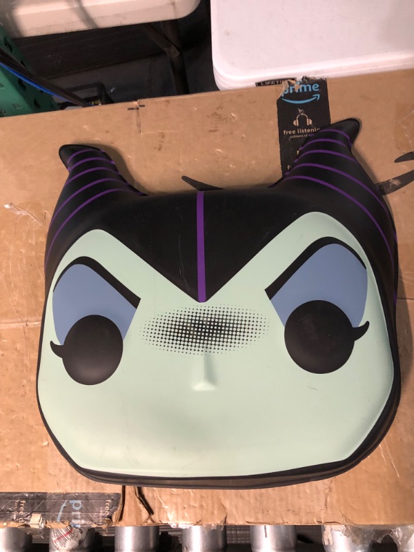 Photo 6 of *SCUFFS/STAINS PRESENT, SEE PICTURES* Kids' Disney Maleficent Funko Pop! Oversized Halloween Costume Mask