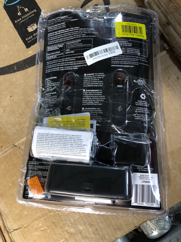 Photo 4 of *USED - UNABLE TO TEST* New Bushnell LPX650 Walkie Talkies - Waterproof Long Range Two Way Radios, IP67 Rugged Floating Design, USB-C Rechargeable - Equipped for Wherever Life Takes You (2 Pack)