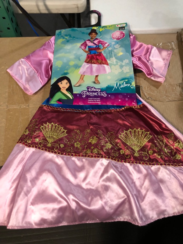 Photo 1 of Disney Princess Mulan Costume, Size XS (3T-4T)