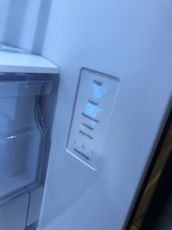 Photo 13 of 22 cu. ft. Smart 3-Door French Door Refrigerator with External Water Dispenser in Fingerprint Resistant Stainless Steel