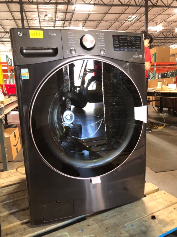 Photo 2 of 4.5 cu. ft. Ultra Large Capacity Smart wi-fi Enabled Front Load Washer with TurboWash™ 360° and Built-In Intelligence