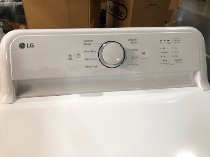 Photo 5 of 7.3 cu. ft. Ultra Large Capacity Rear Control Electric Energy Star Dryer with Sensor Dry