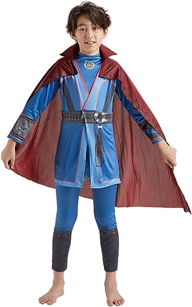 Photo 1 of WOHOPARKI Strange Costume Cosplay Dr. with Cloak Halloween Outfits for Boy L
